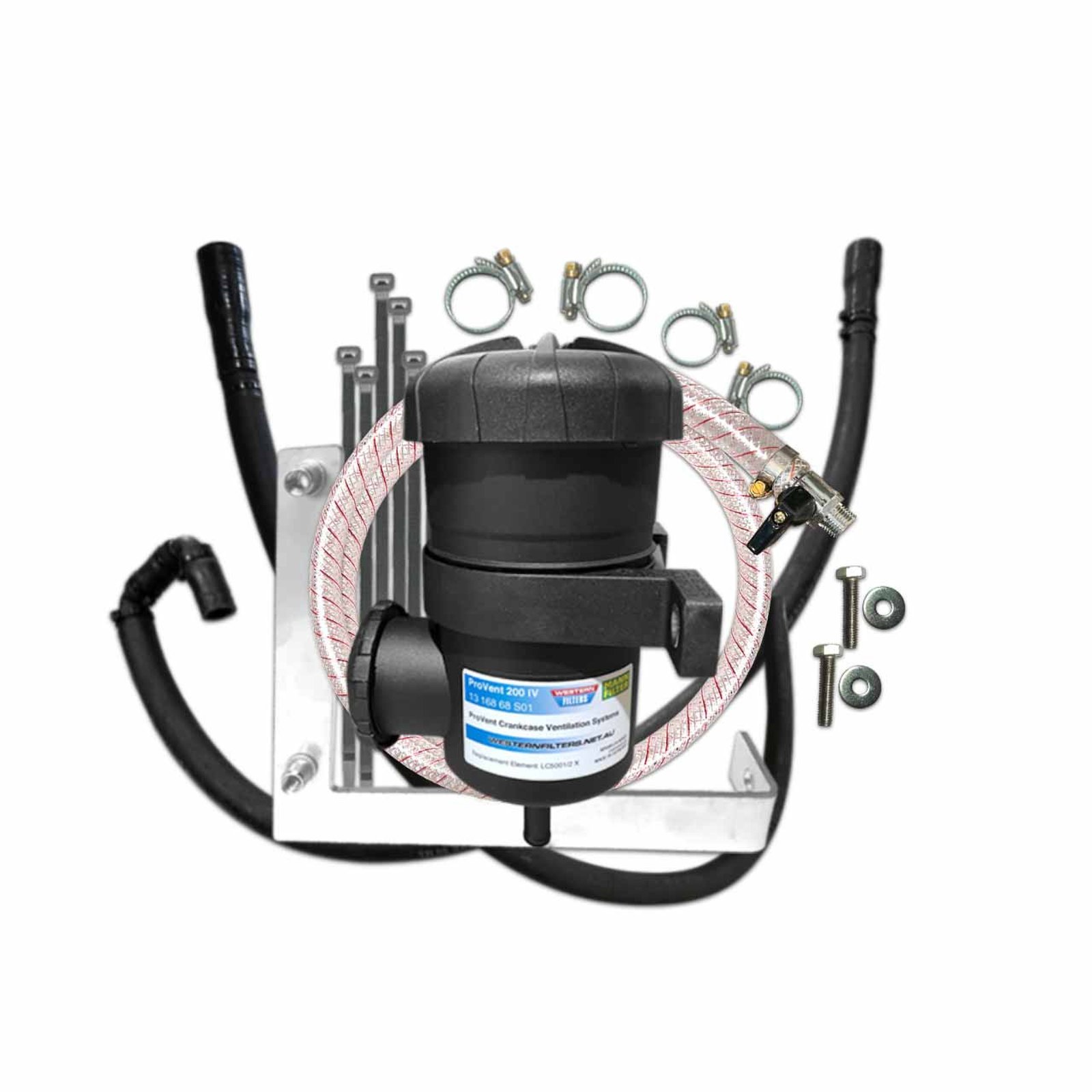 Oil Catch Can Kit to Suit Kia Sportage - Tucson 10-16
