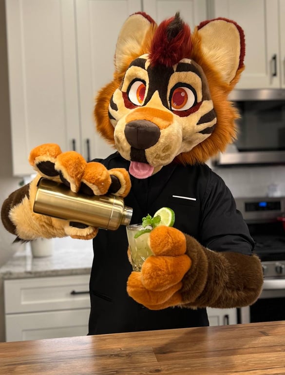 Arden Wolfsky in Fursuit
