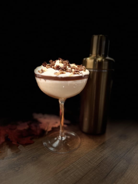 Bourbon Pecan Pie-tini