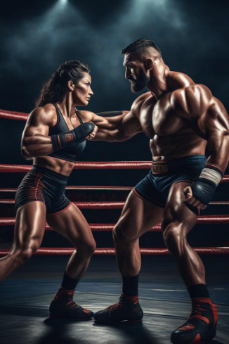 Cover of Wrestle With Desire: An Erotic Showdown