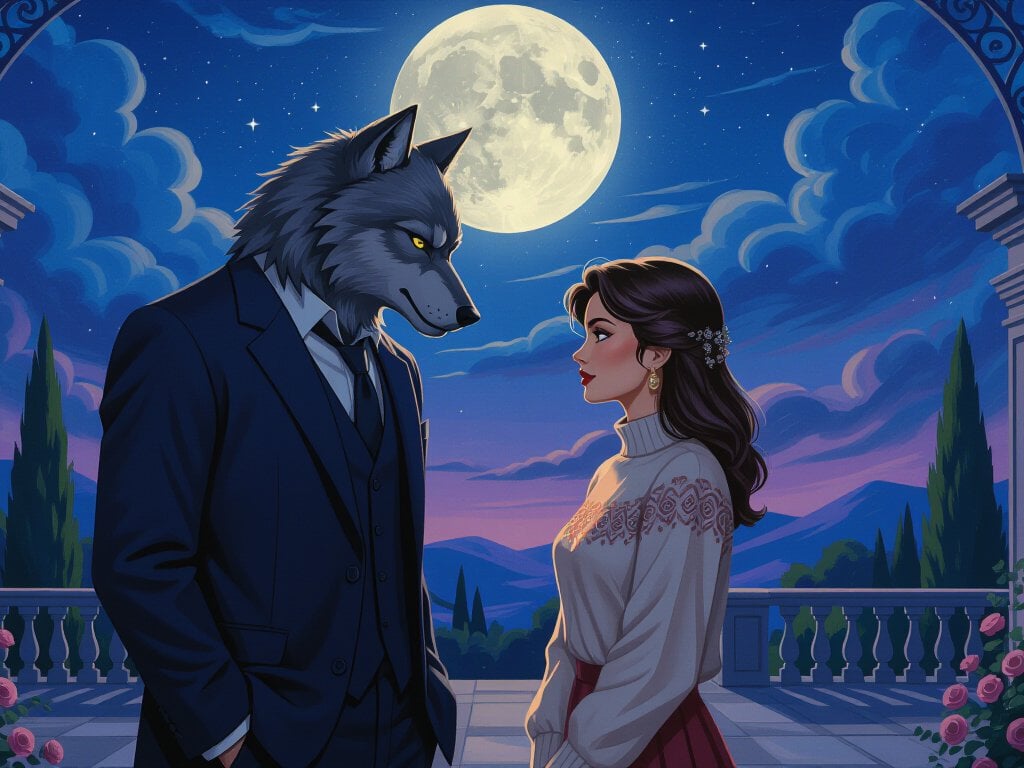 Cover of Fated Fangs: A Lycan Love Story