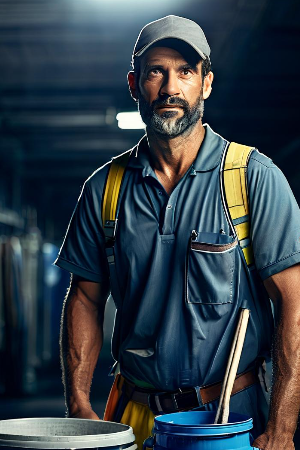 Cover of The lucky janitor