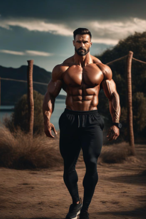 Cover of The Muscular Bodybuilder's Encounters