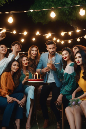 Cover of Konsti's Birthday Surprise: A Celestial Orgy