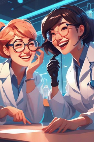 Cover of Bimbo Scientists Tickle Frenzy