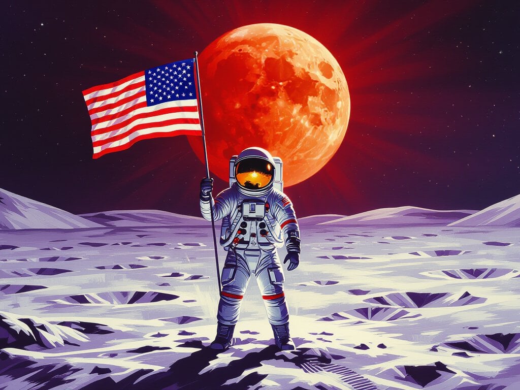 Cover of Lunar Footprints