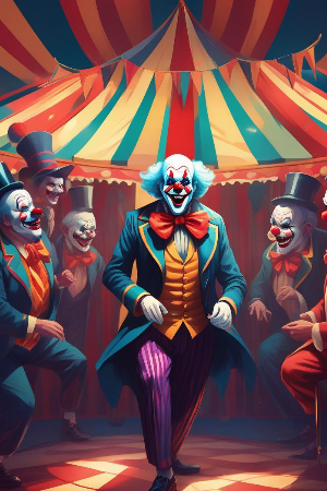 Cover of Captivated by Clowns