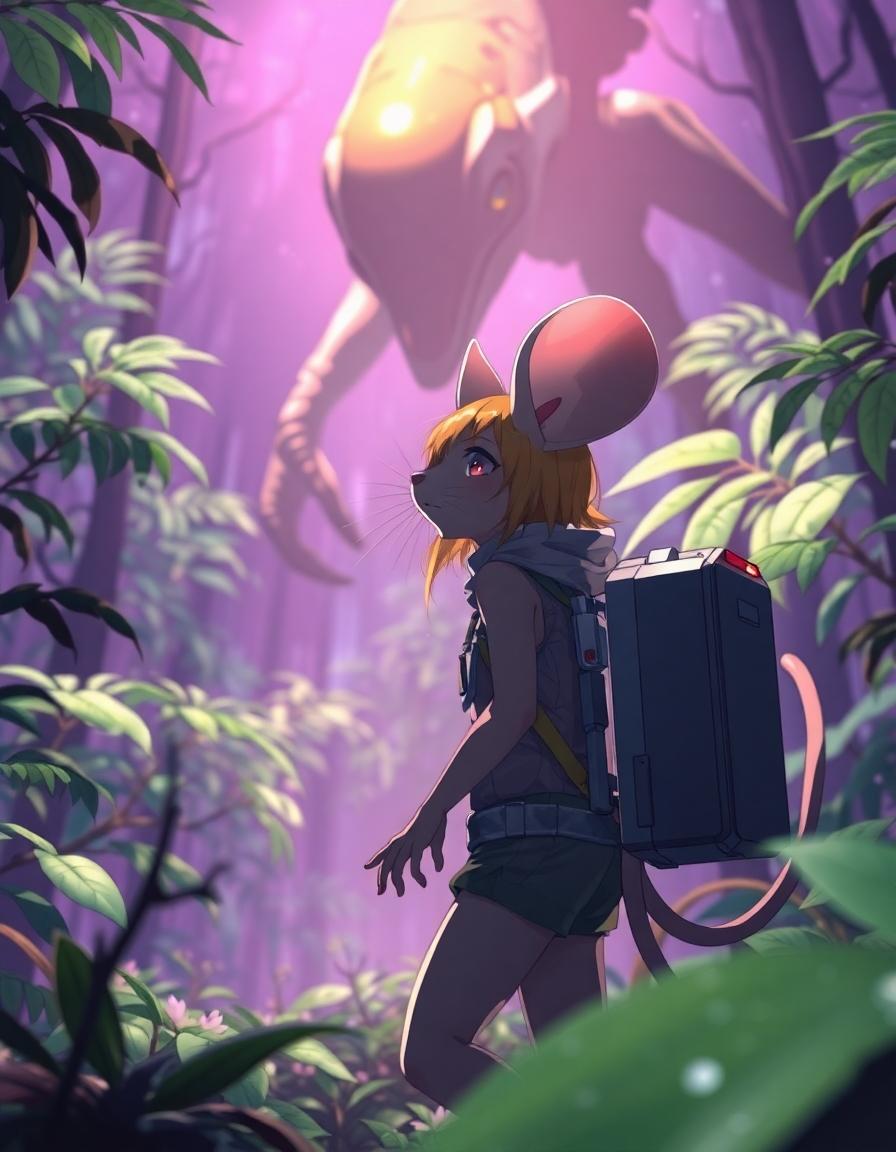 Cover of A mouse and an alien