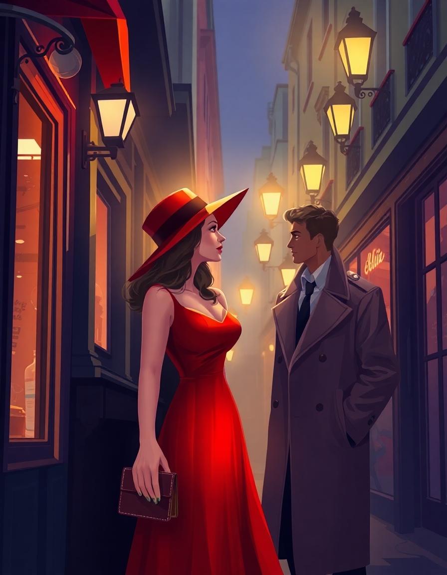 Cover of Midnight Embraces in the City of Light