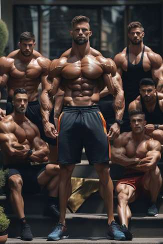 Cover of Growth Pill Chronicles: Musclebound Fantasies Unleashed- Remix
