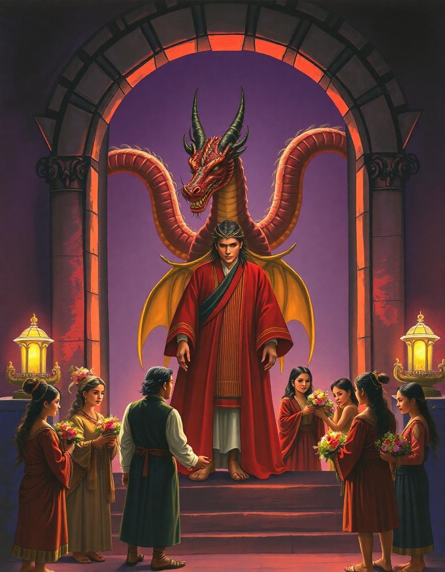 Cover of The Dragon God's Deception