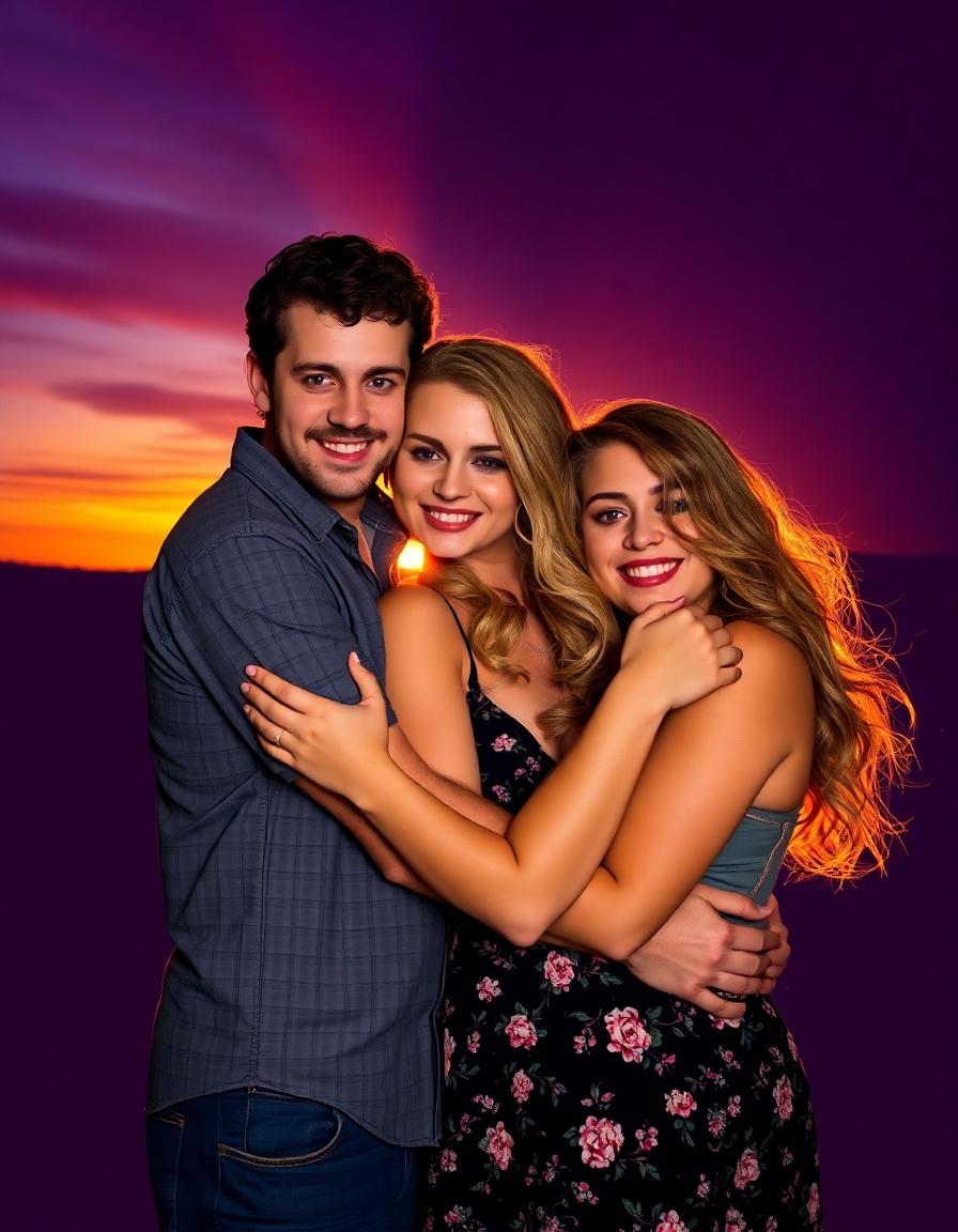 Cover of Three Hearts, One Love- Remix