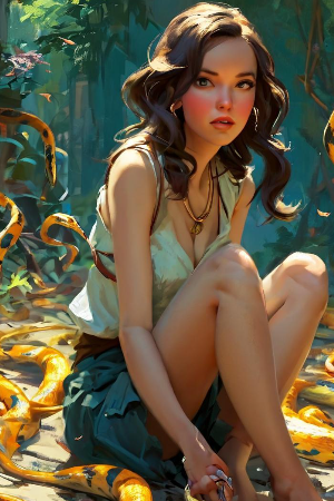 Cover of Tickling Olivia's Soft Bare Feet: A Sensual Encounter with Serpents