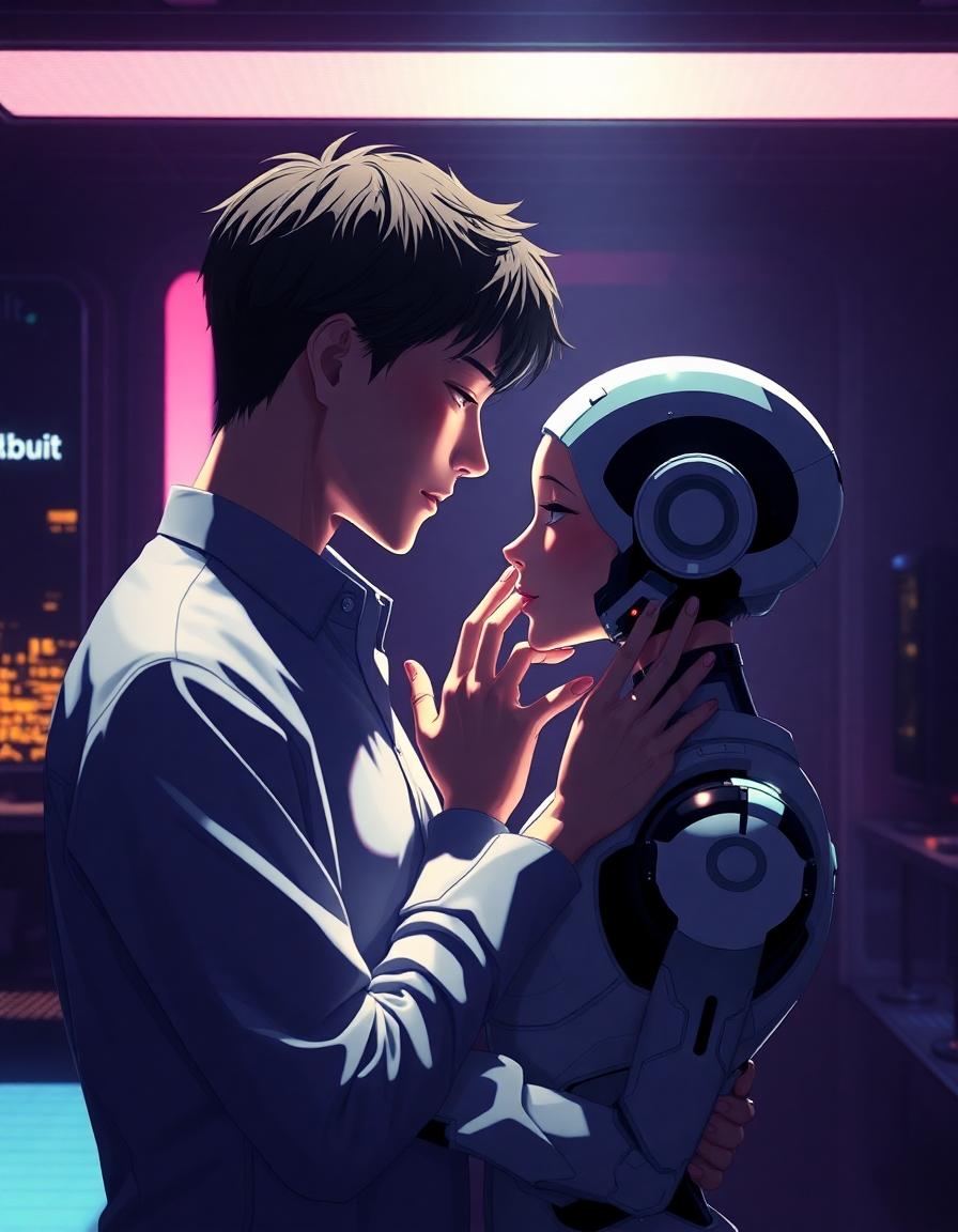 Cover of The Lover and His Synthetic Queen