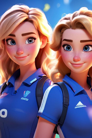 Cover of Blondes & Blue - The Field Hockey Seduction