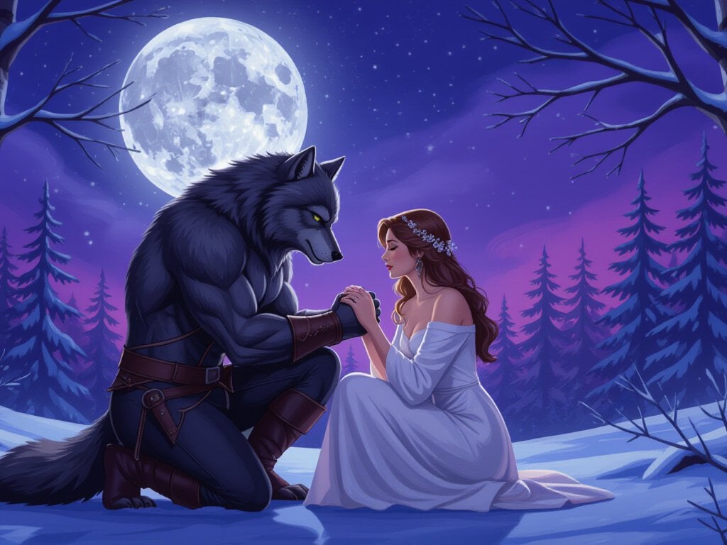 Cover of Fated by Moonlight, Cherished by Wolves