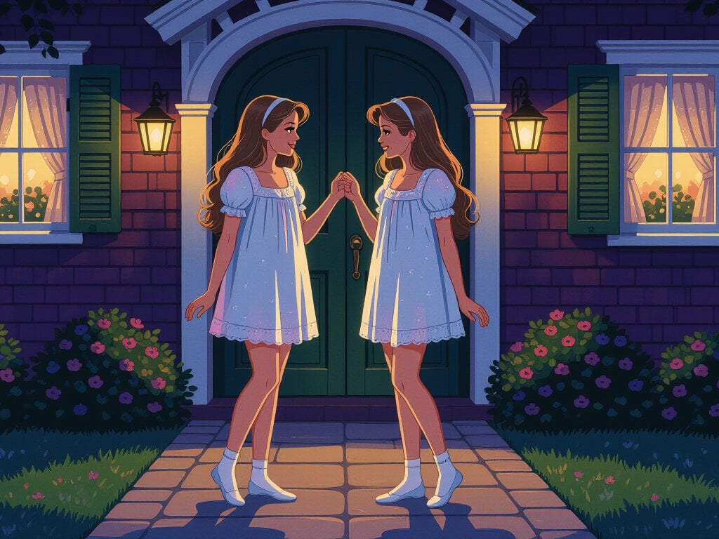 Cover of Midnight Refuge: A Tale of Two Sisters