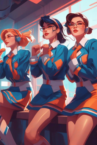 Cover of Cheerleader Chronicles: Ticklish Escape Room Adventure