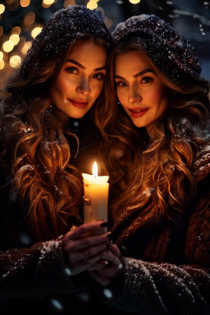 Cover of A Lesbian's Christmas Kiss