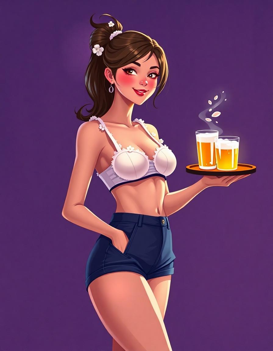 Cover of Naive waitress wins?