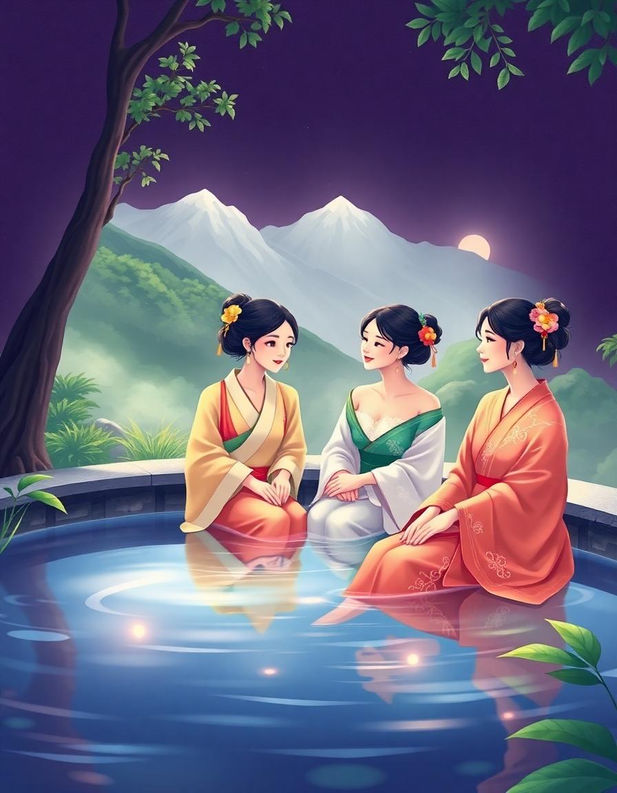 Cover of The Hot Springs' Love