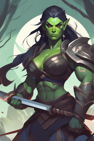 Cover of Goddess of Strength: Orc Warrior Queen - Remix