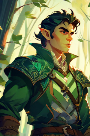 Cover of The Forbidden Bond of Elves and Orcs