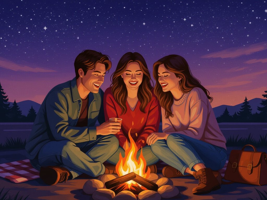 Cover of Warmth by the campfire