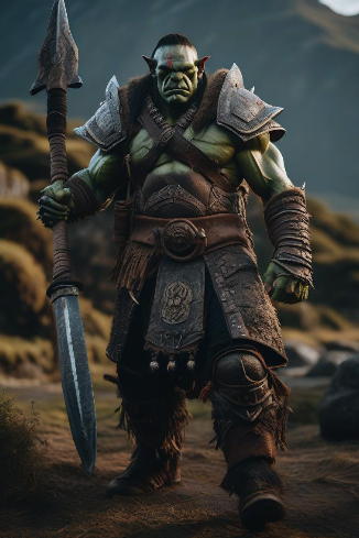 Cover of Cuckolded by the Horny Orc Warrior