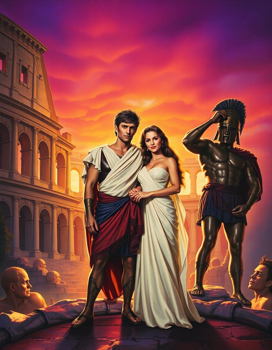 Cover of The Roman Emperor, The Gladiator, And The Love That Unites Them
