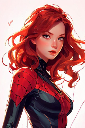 Cover of Symbiotic Tickling Desires of Spider-Girl & She-Venom