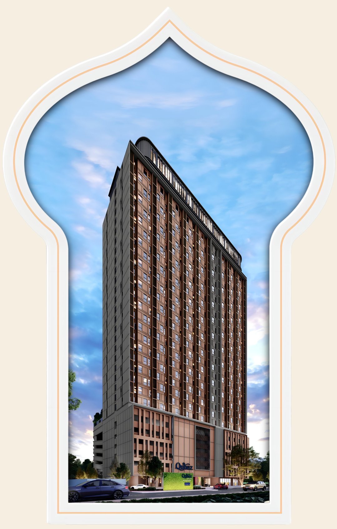 Qubaz Suites @ Kuala Terengganu, Hotel Concept, Facade