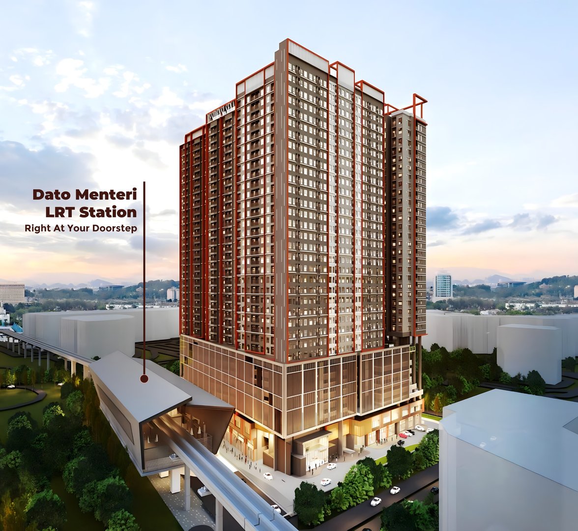 Sena Residence Facade, Doorstep To Dato Menteri LRT
