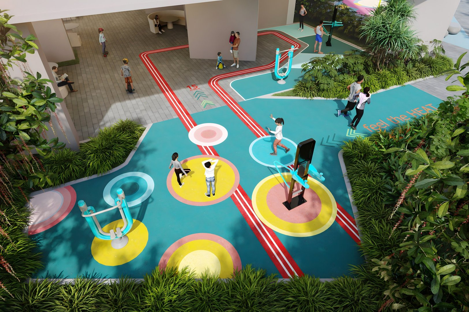 Causewayz Square @ CIQ/RTS, Podium Warm Up Zone