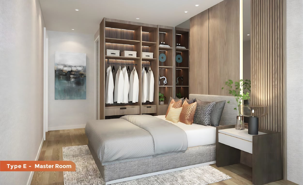Astrum Shah Alam Floor Plans Type E Masterbed Room