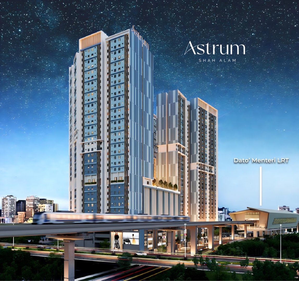 Astrum Shah Alam, Sheltered Walkway To Dato Menteri LRT