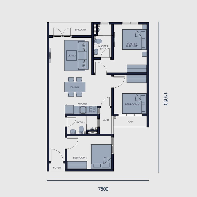 Astrum Shah Alam Floor Plans Type B1