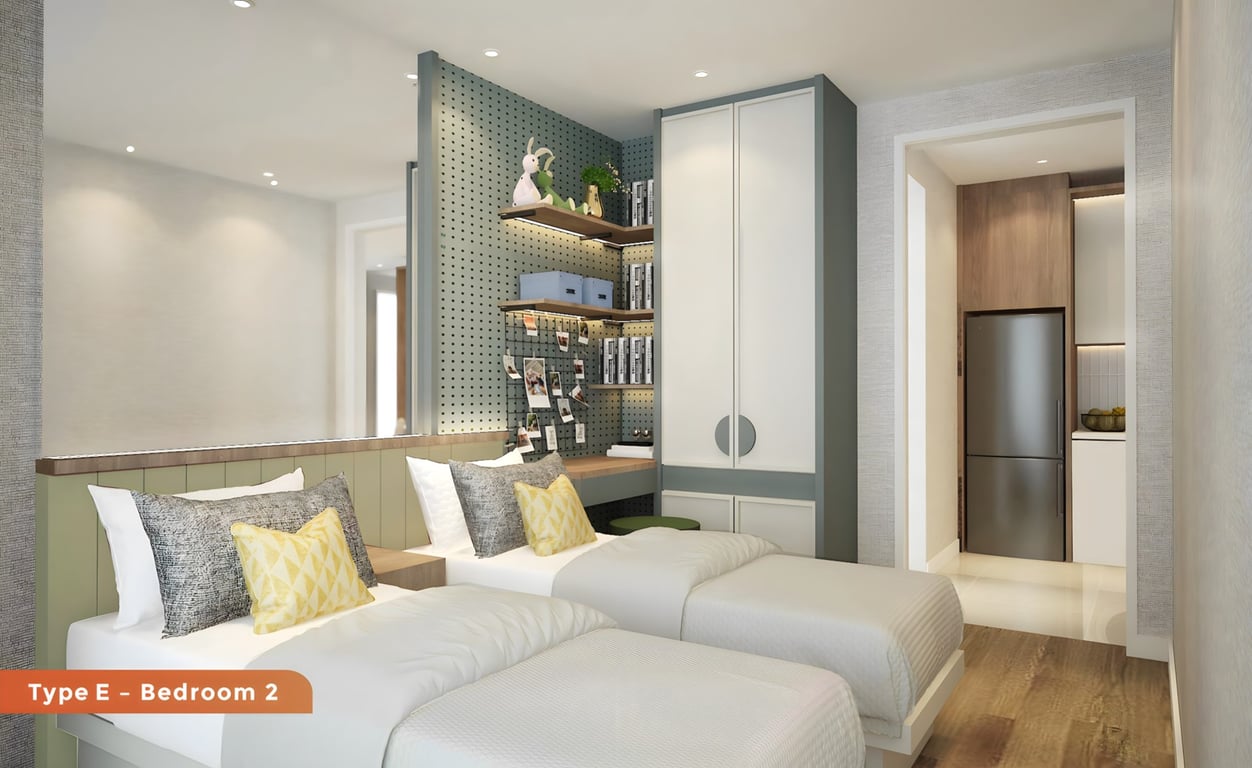 Astrum Shah Alam Floor Plans Type E Bedroom 2