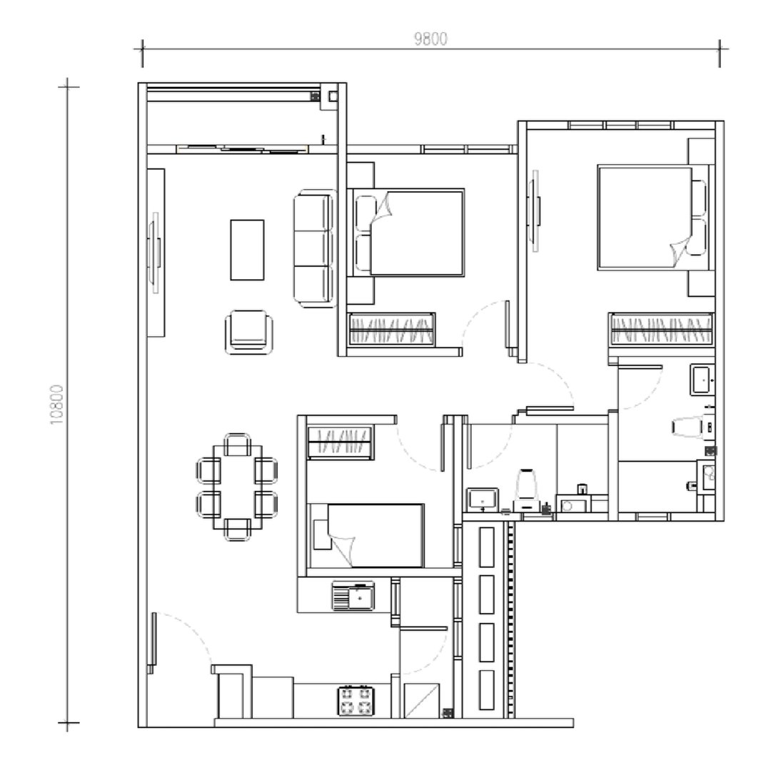 Causewayz Square @ CIQ/RTS, Axis Tower Type A Floor Plans