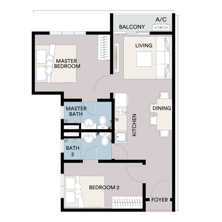 Sena Residence Floor Plans Type B1