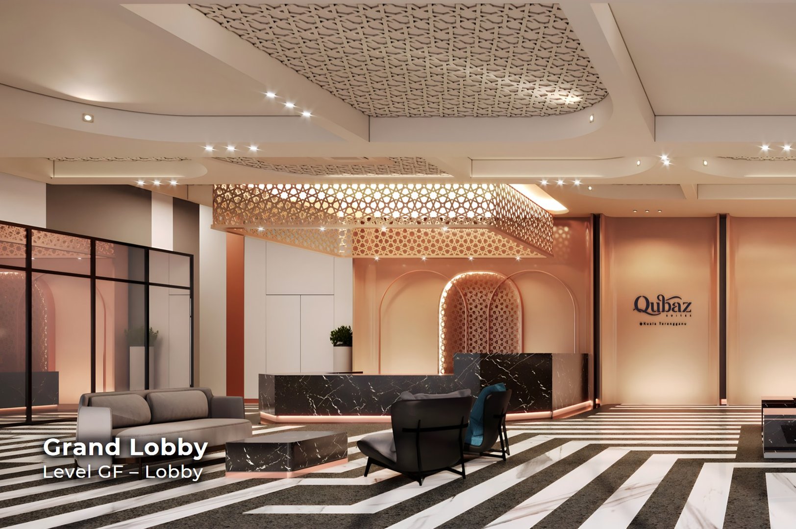 Qubaz Suites @ Kuala Terengganu, Facilities Grand Lobby
