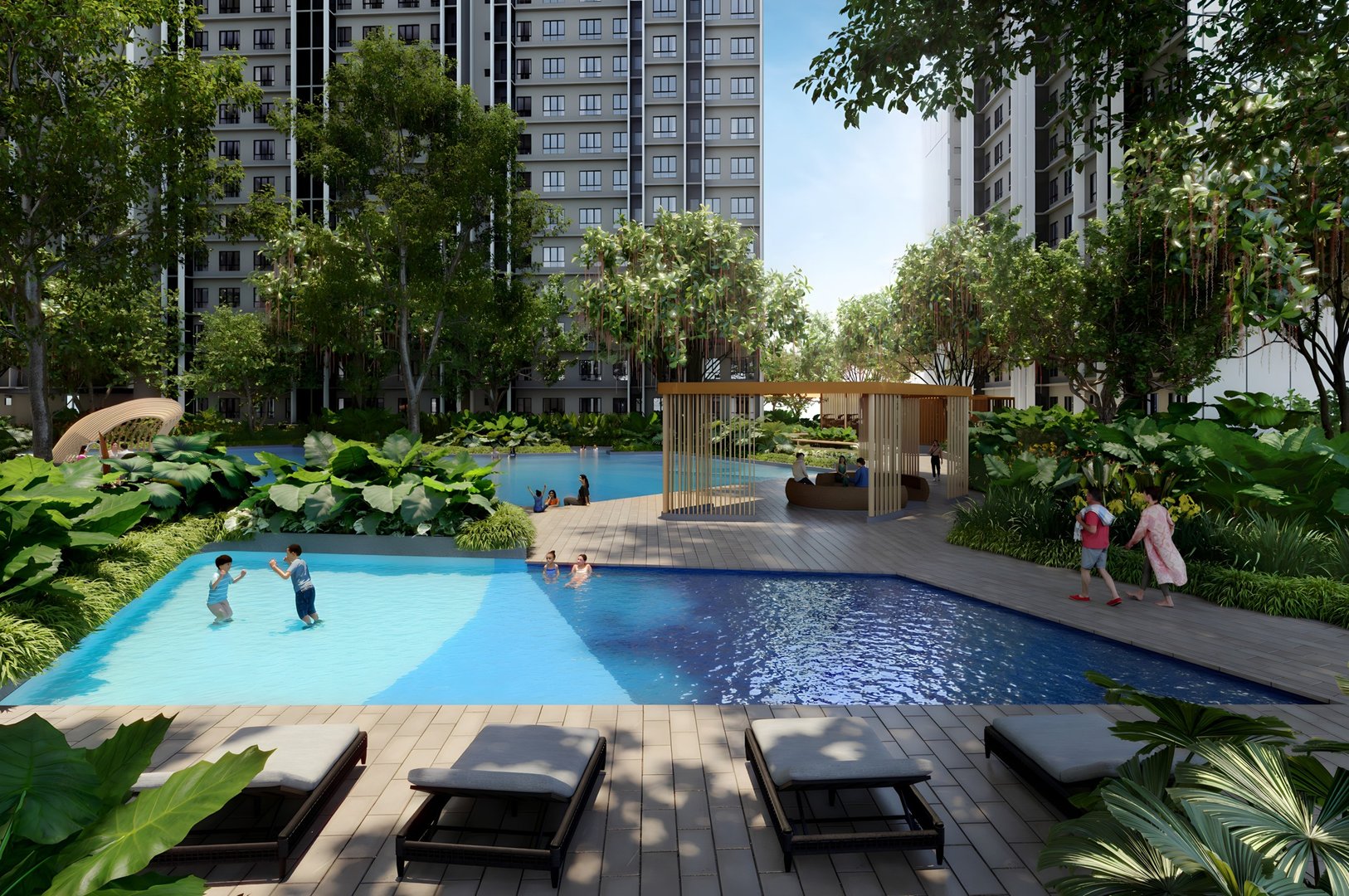 Causewayz Square @ CIQ/RTS, Podium Water Play