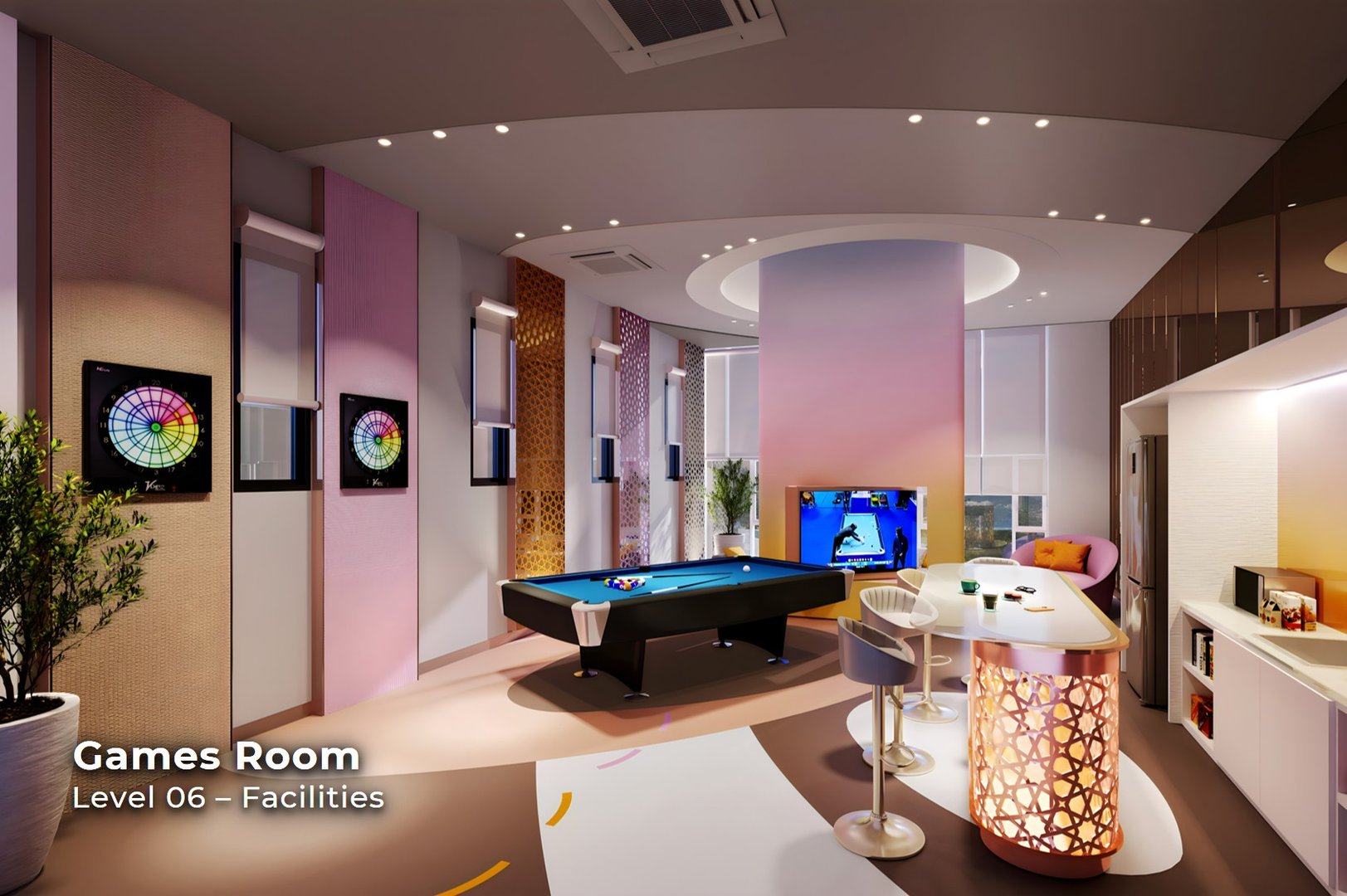 Qubaz Suites @ Kuala Terengganu, Facilities Games Room