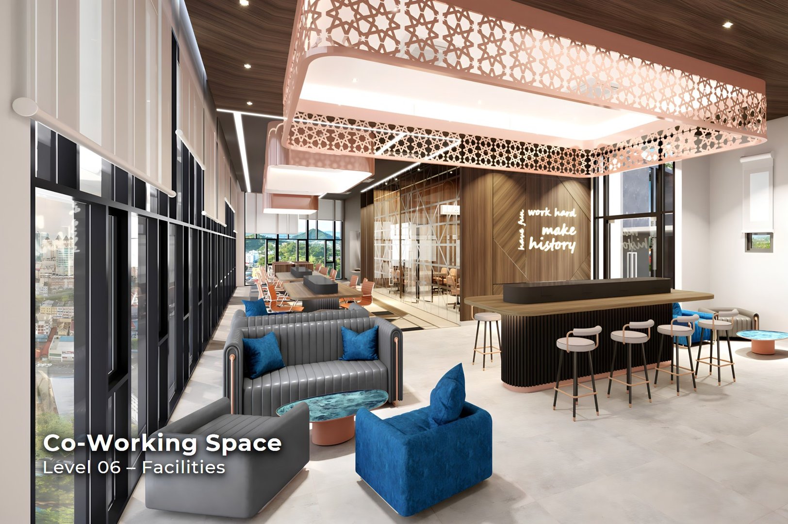 Qubaz Suites @ Kuala Terengganu, Facilities Co-working Space