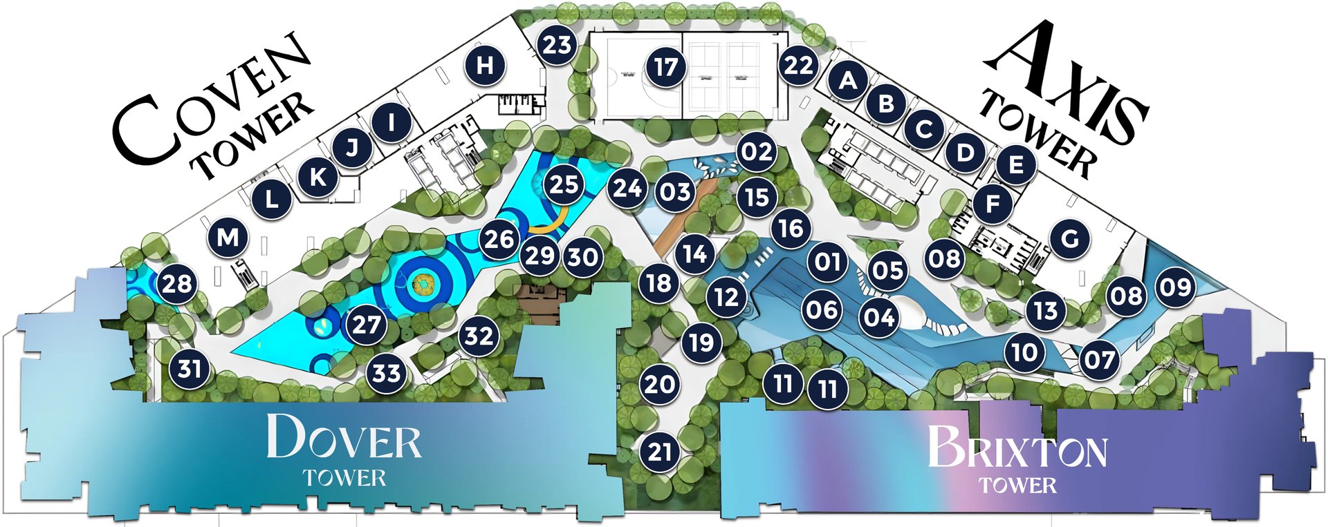 Causewayz Square @ CIQ, Facilities Plan
