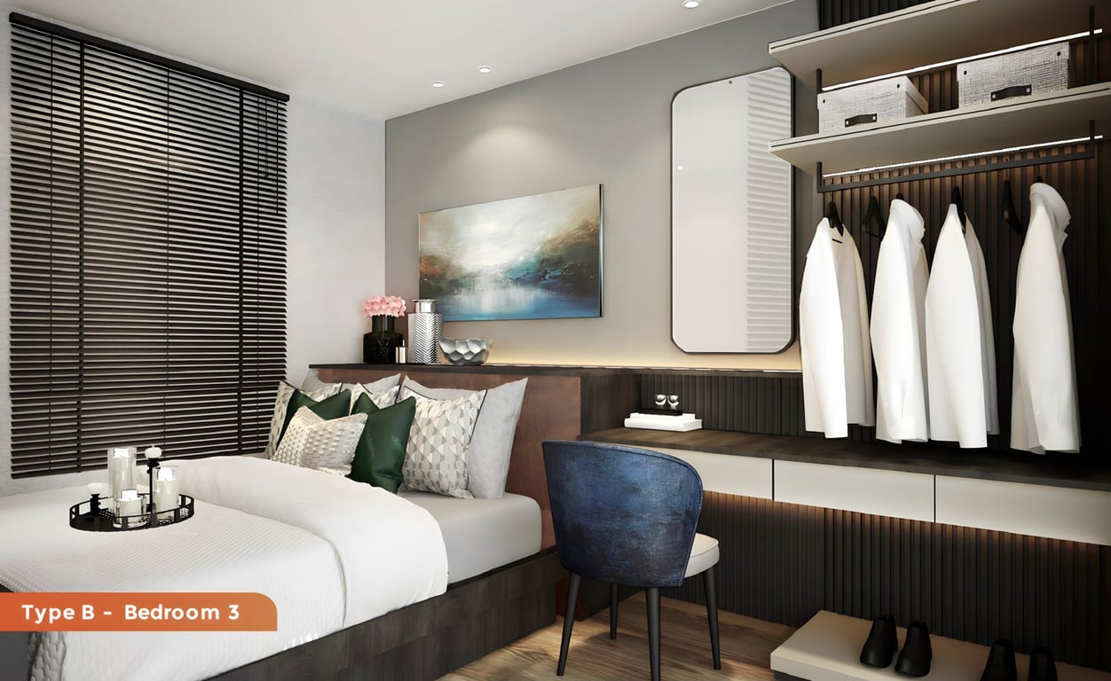 Astrum Shah Alam Floor Plans Type B Bedroom 3