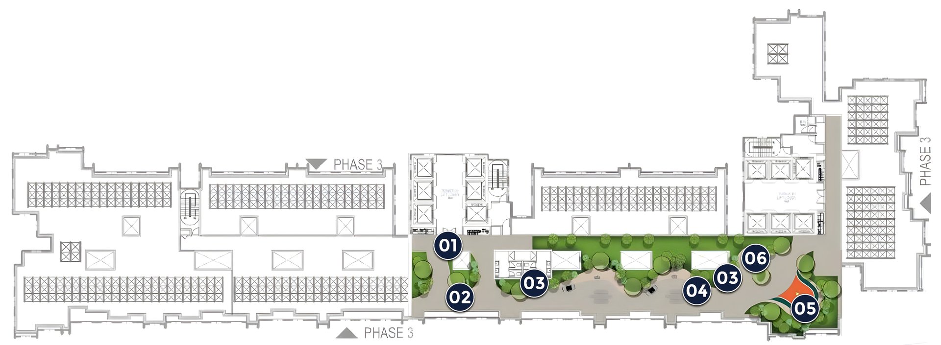 Causewayz Square @ CIQ, ROOF Facilities Plan