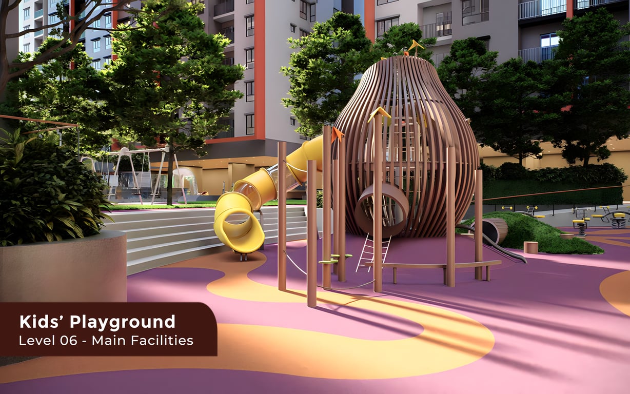 Sena Residence Level 06 Main Facilities Deck, Kid's Playground
