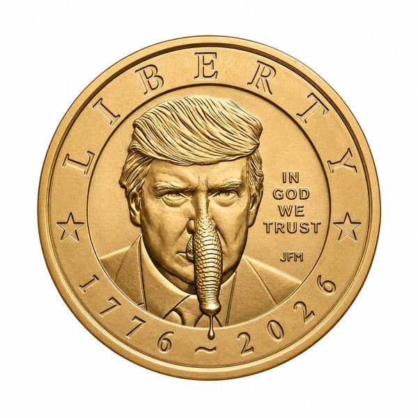 President Dickface Coin