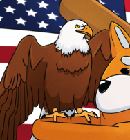 The Eagle banner